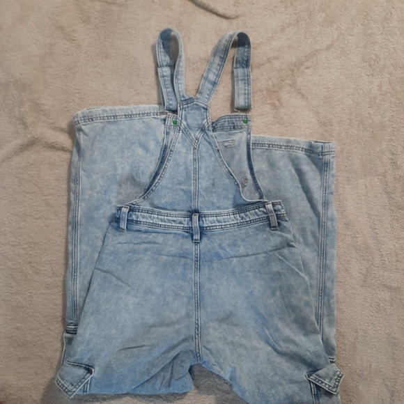 Denim Overalls with Adjustable Straps - Picture 2 of 4